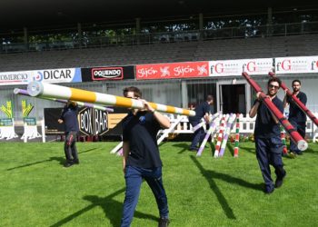 Pistoletazo de salida a los Concursos de Saltos Internacionales de Gijón
