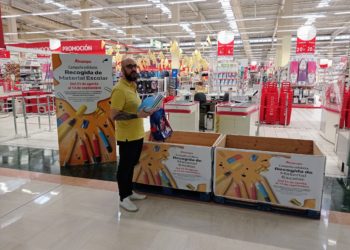 Alcampo promueve una recogida solidaria de material escolar en sus hipermercados de Asturias