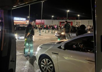 Casi 200 vehículos identificados en una carrera ilegal en las inmediaciones de Parque Principado