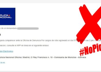 La Policía Nacional detecta una campaña de malware en la que se suplanta su identidad