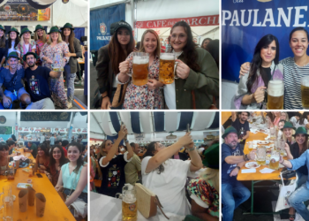 Cerveza e influencers, el Oktoberfest Gijón apura sus últimas pintas