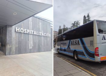 Cruza por un lugar indebido y es atropellado por un autobús en Gijón