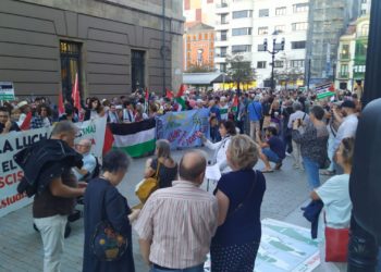 Gijón envía el calor de su apoyo a Palestina
