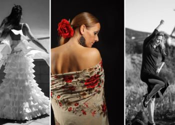 Gijón se viste de lunares en el  Día Internacional del Flamenco