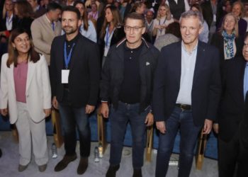 Álvaro Queipo, nuevo presidente del PP asturiano arropado por Feijóo: «Se acabó la resignación de esta región»