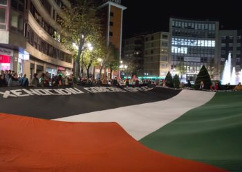 Cientos de asturianos salen a la calle para reclamar sanciones a Israel por el ‘genocidio’ de Gaza