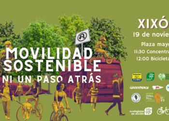 Pedaladas contra los «graves retrocesos» a la movilidad sostenible en Gijón