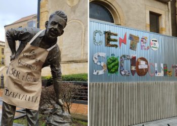 GALERÍA | El ‘Rambal’ de Miguel Arrontes se suma a las peticiones de Cimavilla para Tabacalera