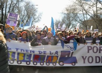 «Mientras los machistas sigan asesinando y violando, el ‘Tren de la Libertad’ continuará circulando»