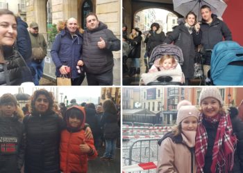 Esperando a Sus Majestades desde las seis y media de la mañana: «Por los niños, merece la pena»