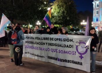 Una concentración pide en Oviedo la dimisión de Isabel García al frente del Instituto de la Mujer