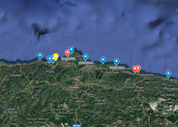 Organizaciones ecologistas en colaboración con el Gobierno crean un mapa actualizado de las playas asturianas con pellets