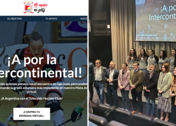 Una ‘grada virtual’ animará al Telecable Hockey durante la Copa Intercontinental de Argentina