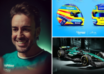 Asturias, presente en el nuevo casco de Fernando Alonso