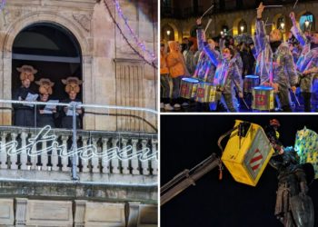 GALERÍA | El Antroxu planta cara a la lluvia en Gijón; «¡Vamos a ‘vivilo’ a tope!»