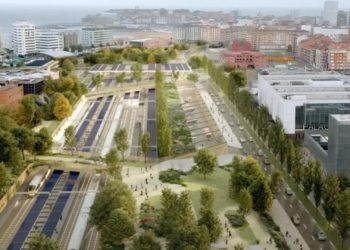 La futura intermodal de Gijón llevará el nombre de Rosario de Acuña