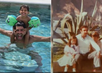 Las felicitaciones de Paula Echevarría a «los padres de su vida» en su día más especial