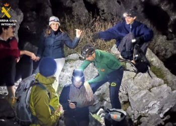 VIDEO | Rescate nocturno en las montañas de Cabrales