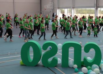 El Santa Olaya planta cara al cáncer: más de doscientas personas participan en la maratón ‘Green Fitt’