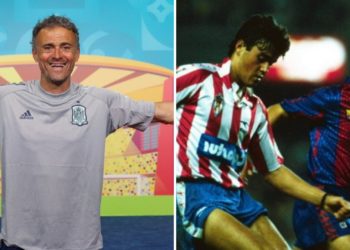 «Puxa Sporting», el gesto de Luis Enrique a la afición rojiblanca a su llegada a San Sebastián