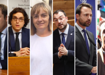 Del ‘corazón’ de Barbón al ‘teatro’ de Pumares y el ‘tirano’ de Figaredo: las reacciones asturianas a la continuidad de Sánchez