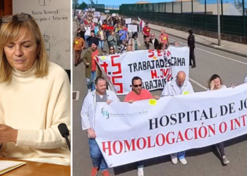 Integrar el Hospital de Jove en la red pública, la propuesta de Tomé: «No hay que desviar más dinero a una fundación privada»