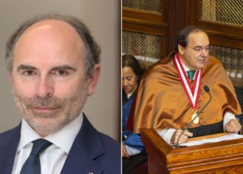 Villaverde y Cueva Lovelle, los dos candidatos que competirán por el rectorado de la Universidad de Oviedo