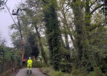 Comienzan los trabajos de conservación en el río Piles a su paso por Granda