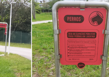 Una nueva zona de perros se abre paso en Gijón: «Será la mejor de la ciudad y seguramente de Asturias»