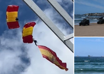 Vídeo | Las espectaculares maniobras de las Fuerzas Armadas toman San Lorenzo