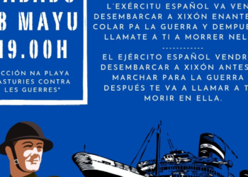 ‘Asturies contra les guerres’ sale a la calle en Gijón: «No hay padres que puedan querer una guerra para sus hijos»