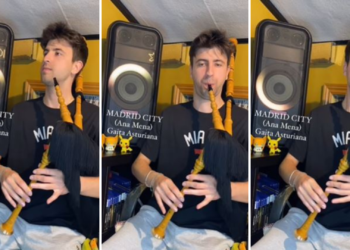 Ana Mena y el gaitero asturiano más viral: así suena la versión de su tema más popular