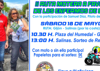 Mucho que rodar por la ELA: II Ruta Motera a favor de los enfermos de ELA en Gijón