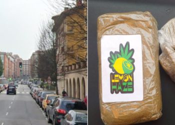 Sorprenden a un vecino de Gijón vendiendo droga en plena calle que agrede a un policía tras huir