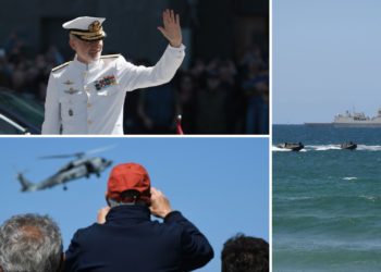 Espectáculo, patriotismo y respeto; así abrió Gijón sus brazos a las Fuerzas Armadas de España