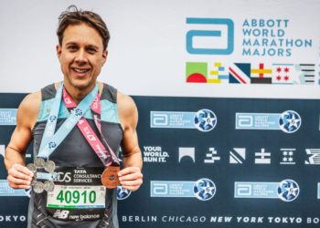 Javier Olea, el ‘Iron Man’ gijonés que ha completado las seis ‘Marathon Majors’: «Es sacar tiempo y ganas»