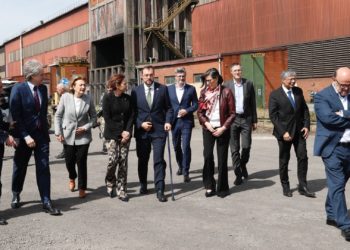 Arcelor inicia la construcción de su horno eléctrico en Veriña: «Somos cabeza de lanza de la descarbonización en Europa»