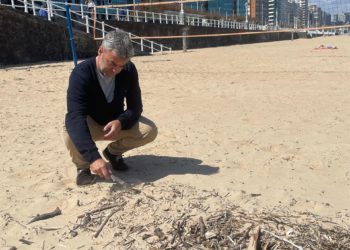 Denuncian que la «falta de limpieza» impide utilizar la cancha de voley de San Lorenzo