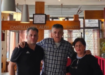 El Gran Wyoming visita Somiedo: «Esperamos verle pronto»