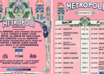 Todo listo para el Metrópoli más esperado, con Amaral, Marlon o La Oreja de Van Gogh