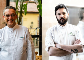 Dos chefs y cuatro manos para una experiencia única en el restaurante Tella del Palacio de Luces