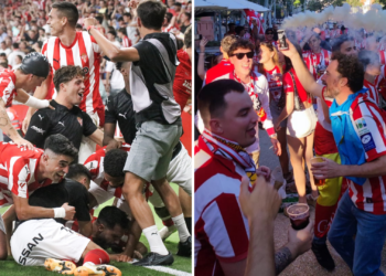 El Sporting cierra en Barcelona una temporada en la que volvió a ilusionar