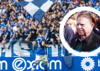 El alcalde Canteli denuncia los «robos» arbitrales sufridos por el Real Oviedo ante el Espanyol