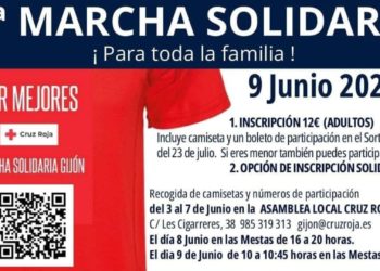 Todo a punto en Gijón para la que será la I Marcha Solidaria de Cruz Roja en la ciudad