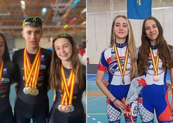 Los clubes asturianos de patinaje de velocidad vuelven a casa con un Campeón de España en tres pruebas