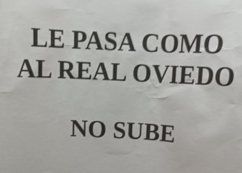 ¿Crueldad o ingenio? La curiosa forma de anunciar una avería en Gijón… Que escuece a los seguidores del Oviedo