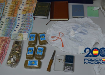 Agentes policiales logran desarticular un punto de venta de droga en Mieres