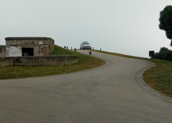 El hallazgo de un obús obliga a cortar los accesos al Elogio del Horizonte