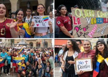 El espíritu de lucha resiste intacto entre la comunidad venezolana en Gijón: «El régimen de Maduro está muerto»