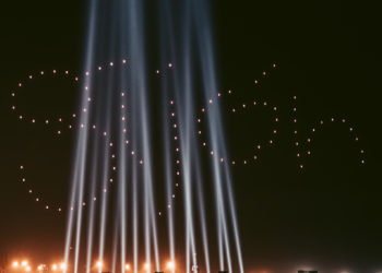 300 drones sobrevolarán Gijón en la nueva edición de la Fiesta del Cielo